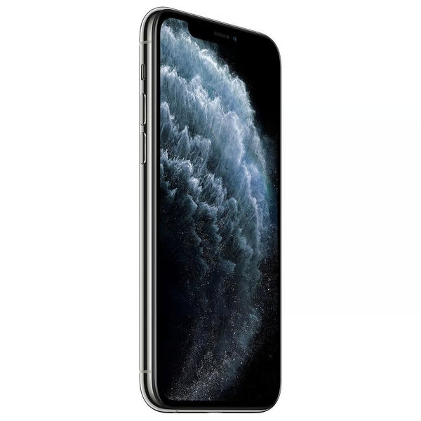 Modernes Apple iPhone 11 Pro Max in eleganter Silberfarbe mit großzügigen 256GB Speicher, ohne Vertrag.