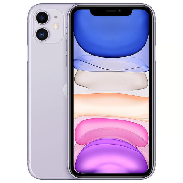 Elegantes Apple iPhone 11 in der verführerischen Farbe Violett mit großzügigen 256GB Speicher, ohne Vertrag.