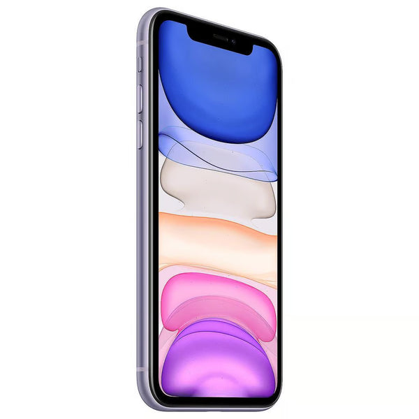 Stilvolles Apple iPhone 11 in der verführerischen Farbe Violett mit 64GB Speicher, ohne Vertrag.