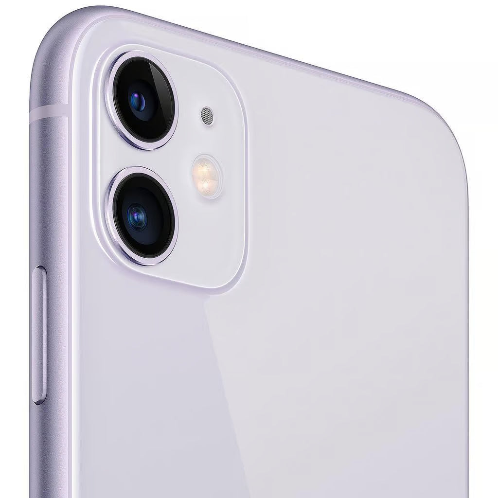 Stilvolles Apple iPhone 11 in verführerischem Violett mit großzügigen 128GB Speicher, ohne Vertrag