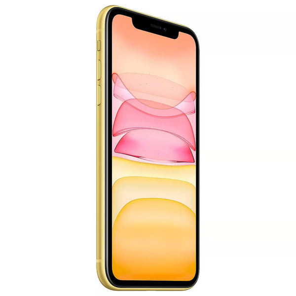Strahlendes Apple iPhone 11 in der Farbe Gelb mit großzügigen 128GB Speicher, ohne Vertrag.